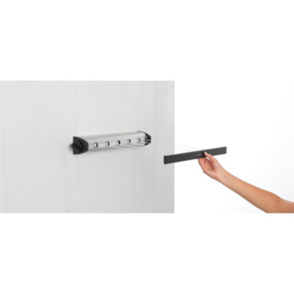 Brabantia roldrooglijn 22 m mat staal - Afbeelding 4