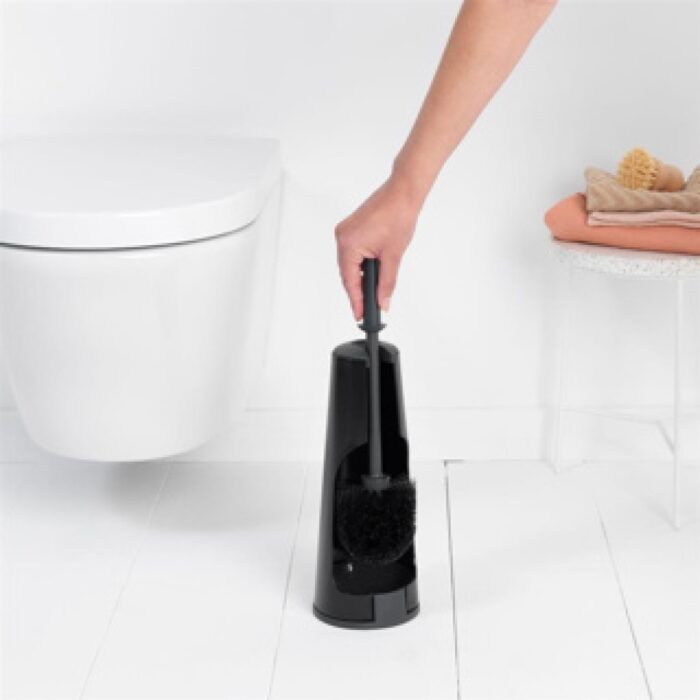 Brabantia Toiletborstel Met Houder Matt Zwart - Afbeelding 5