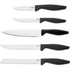Richardson Sheffield Laser Cuisine Messenblok 6-delig zwart