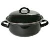 Braadpan emaille zwart Ø26 cm 3L