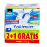 Bison Vochtvreter Vochtmagneet Navulling Geurloos 3 x 450gr