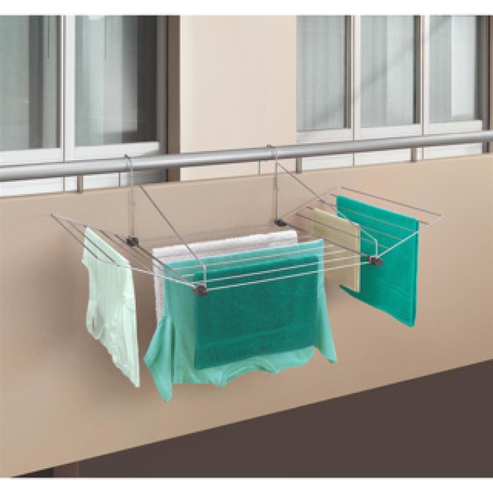 Hangdroogrek Tomado Tilburg 12m Zilvergrijs Metaltex - Afbeelding 3