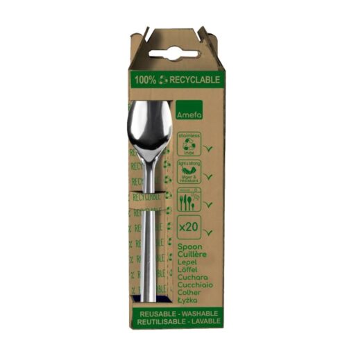 Amefa Leaves wegwerp tafellepels 20 stuks