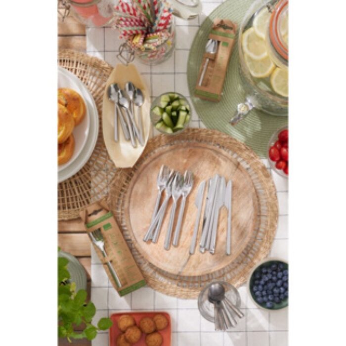 Amefa Leaves wegwerp tafelvorken 20 stuks - Afbeelding 3