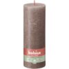 Bolsius Stompkaars Rustiek taupe 190x68 mm