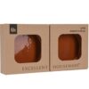 Excellent Houseware Tapasschalen terracotta  2 stuks
