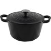 Braadpan Tomado gietijzer zwart 24 cm