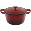 Braadpan tomado gietijzer rood 24 cm