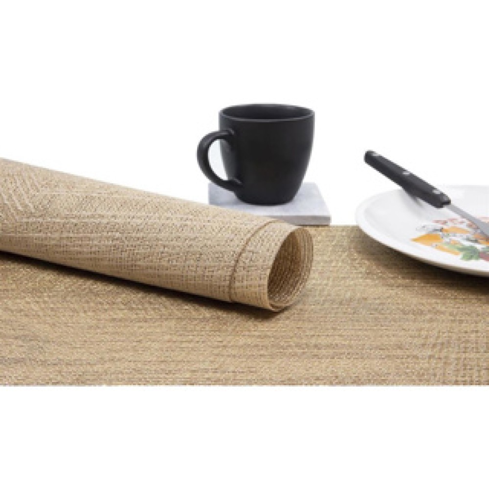 Placemat 30x45cm polyester goud - Afbeelding 2