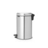 Brabantia pedaalemmer Newicon 12L mat staal
