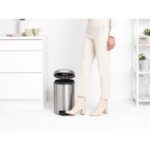 Brabantia pedaalemmer Newicon 12L mat staal