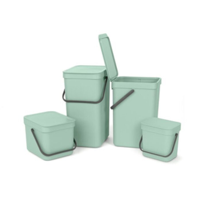 Brabantia afvalbakje Sort & Go 3L Jade Green - Afbeelding 3