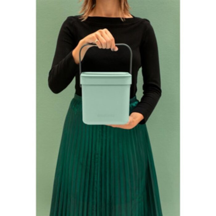 Brabantia afvalbakje Sort & Go 3L Jade Green - Afbeelding 4