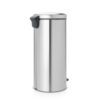 Brabantia pedaalemmer Newicon 30L mat staal