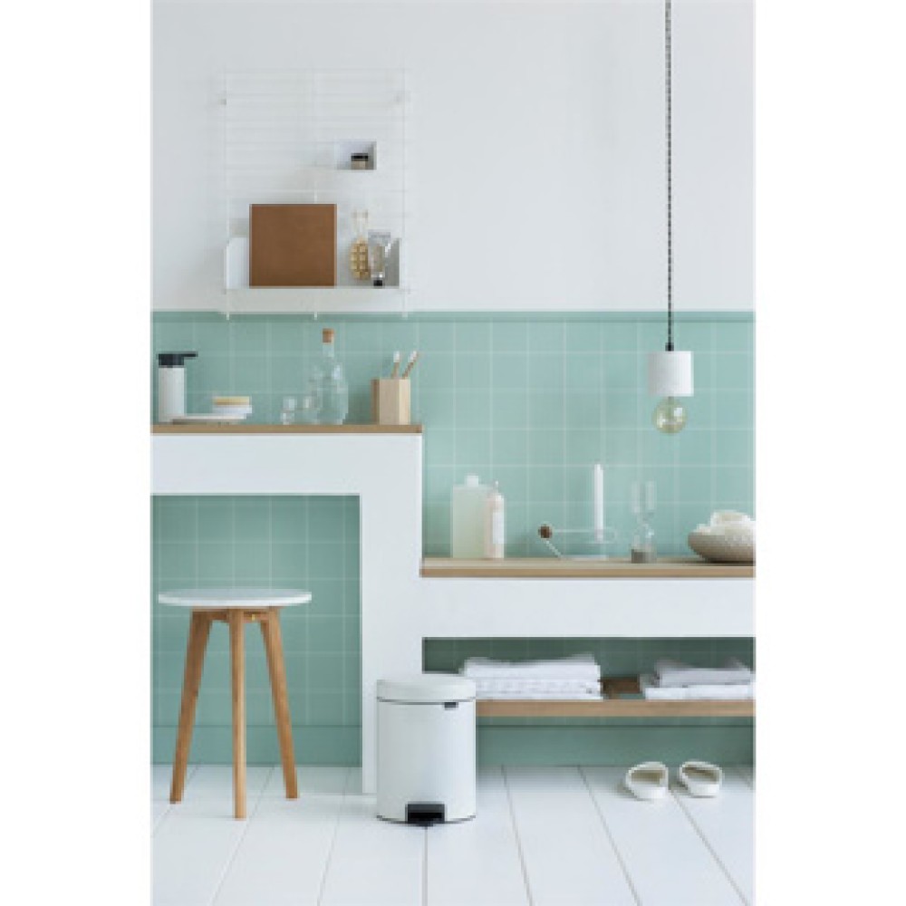 Brabantia Pedaalemmer Newicon 5L wit - Afbeelding 5