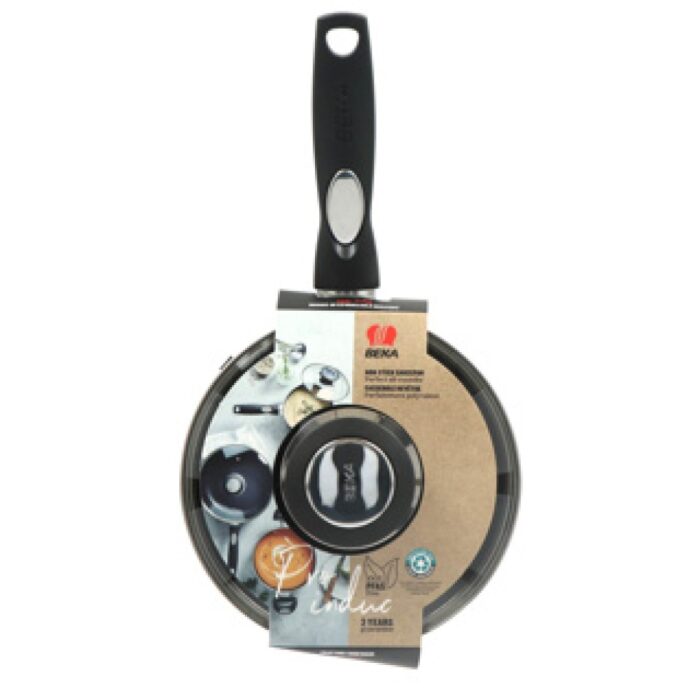 Beka pro induc steelpan met glazen deksel 16 cm - Afbeelding 2