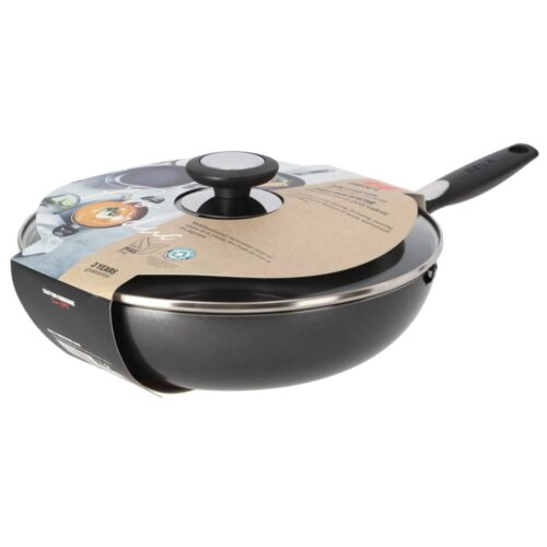 Beka pro induc wokpan 28 cm met glazen deksel