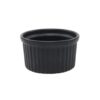 Crème brulee schaaltje zwart 9x5cm