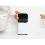 Brabantia Bo Afvalemmer, 4L - White