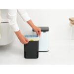 Brabantia Bo Afvalemmer, 4L - White