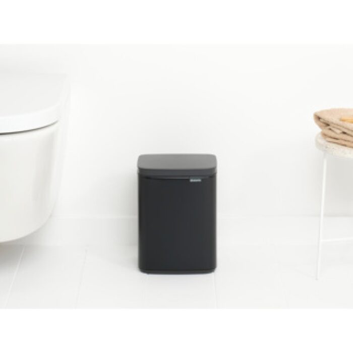 Brabantia Bo Afvalemmer, 4L - Matt Black - Afbeelding 4