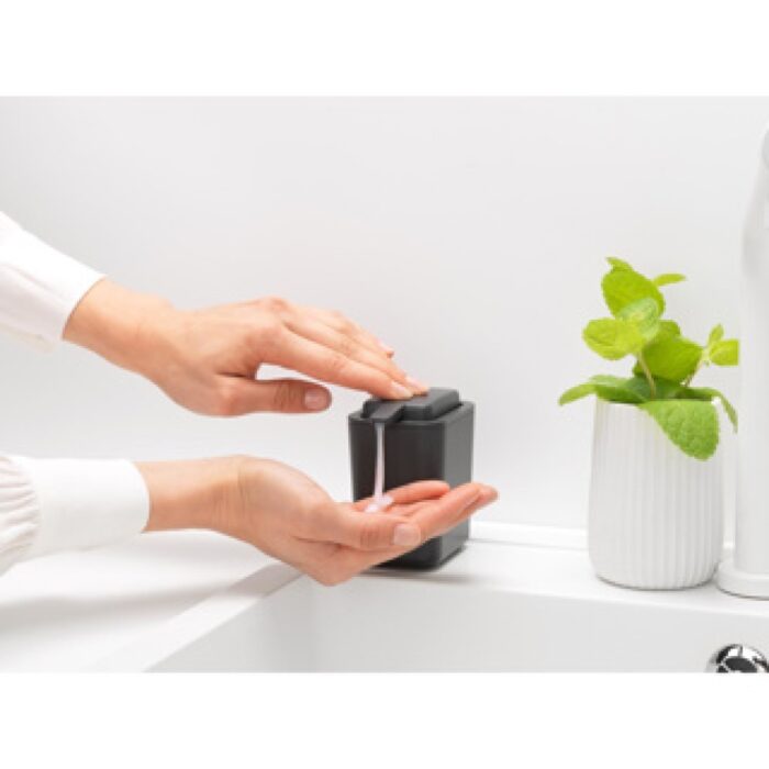 Brabantia SinkSide Zeepdispenser - Dark Grey - Afbeelding 4