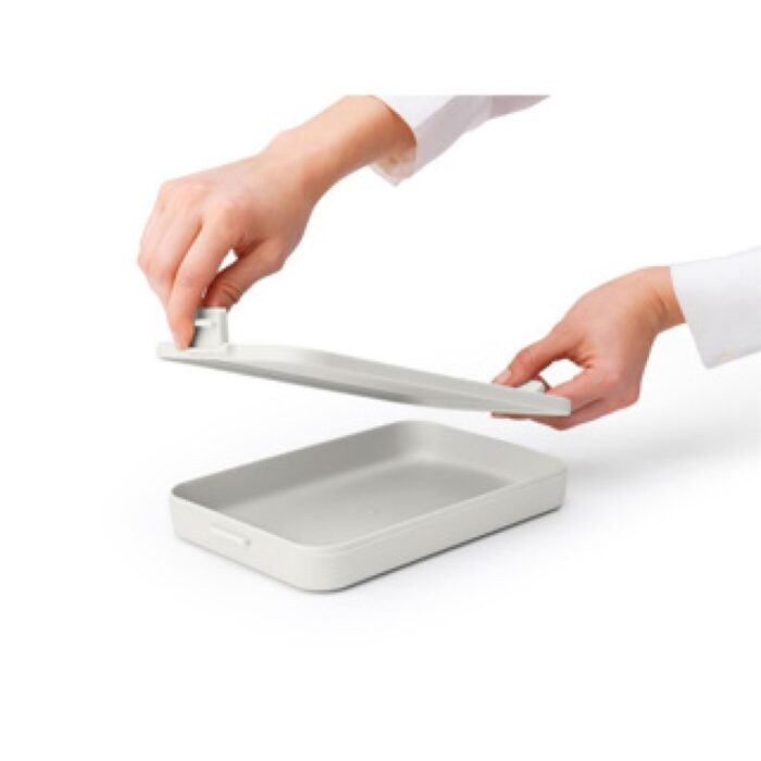 Brabantia lunchbox Make & Take plat Lichtgrijs - Afbeelding 3