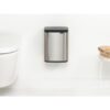Brabantia Bo Afvalemmer, 4L - Matt Steel  Fingerprint Proof