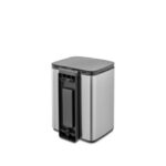 Brabantia Bo Afvalemmer, 7L - Matt Steel  Fingerprint Proof