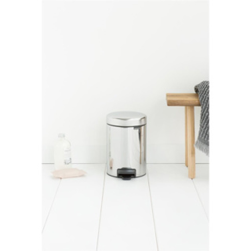Brabantia Pedaalemmer Newicon 3L brilliant staal - Afbeelding 4