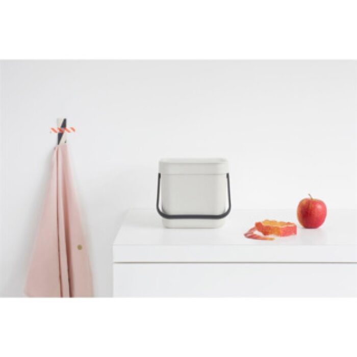 Brabantia afvalemmer Sort & Go 6L Light Grey - Afbeelding 5