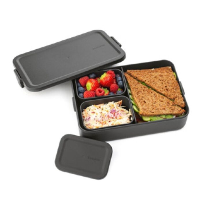 Brabantia bento lunchbox Make & Take Groot  Donkergrijs - Afbeelding 3
