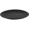 Bord 27cm mat zwart