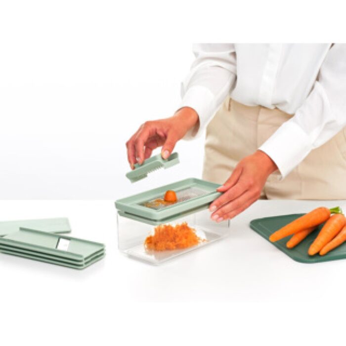 Brabantia tasty+ mandoline set jade green - Afbeelding 4