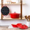 BK Bourgogne braadpan Ø28 cm chili red