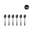 Amefa theelepels black 6 stuks
