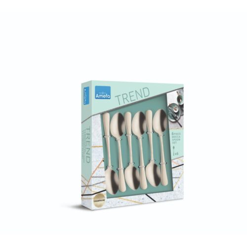 Amefa theelepels champagne 6 stuks