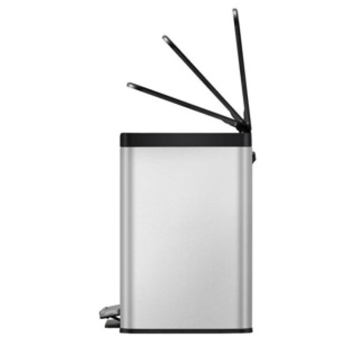 EKO Essential Recycling pedaalemmer 3 x 9 liter  mat RVS - Afbeelding 4