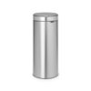 Brabantia afvalemmer Touch Bin 30L mat staal