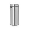 Brabantia afvalemmer Touch Bin 30L mat staal