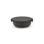 Brabantia salade lunchkom Make & Take 1,3L  Donkergrijs