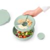 Brabantia salade lunchkom Make & Take 1,3L Jade Groen