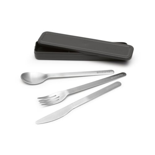 Brabantia Make & take bestekset 3-delig Donkergrijs