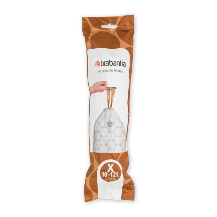 Brabantia PerfectFit Afvalzak, code X, 10-12L,20 stuks
