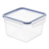 Vershouddoos vierkant 1,4 l clic & lock blauw