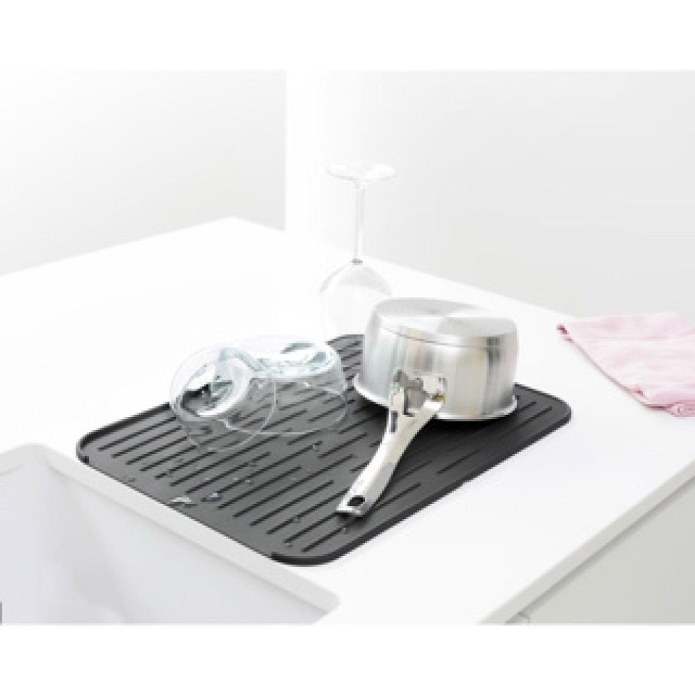 Brabantia SinkSide Silicone afdruipmat - Dark Grey - Afbeelding 2
