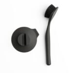 Brabantia SinkSide Afwasborstel met zuignaphouder  Dark Grey