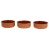 Excellent Houseware tapasschalen terracotta  3 stuks