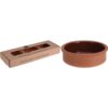 Excellent Houseware tapasschalen terracotta  3 stuks