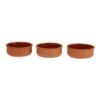 Excellent Houseware tapasschalen terracotta  3 stuks